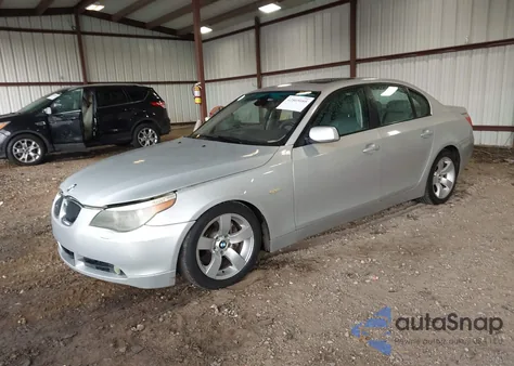 2005 BMW 525I from USA, damaged, VIN WBANA53515B860120